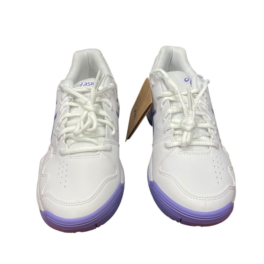 Women’s ASICS Gel-Dedicate 7 sneakers. White/Amethyst. Size 8W. - Picture 4 of 13